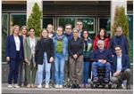 L’Osservatorio sui diritti delle persone con disabilità con la pres. Hofer (5. da sx in prima fila). 